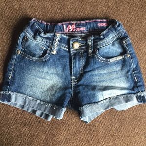 Lee Jean girls size 7 shorts